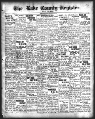 Lake County Register (1922), 30 Jun 1926