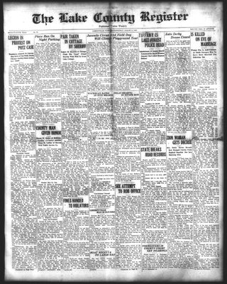 Lake County Register (1922), 11 Aug 1926