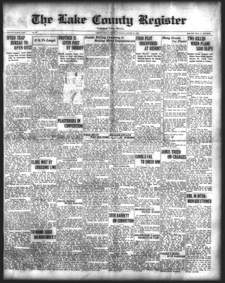 Lake County Register (1922), 21 Aug 1926