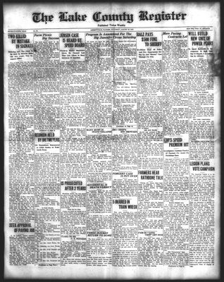 Lake County Register (1922), 28 Aug 1926