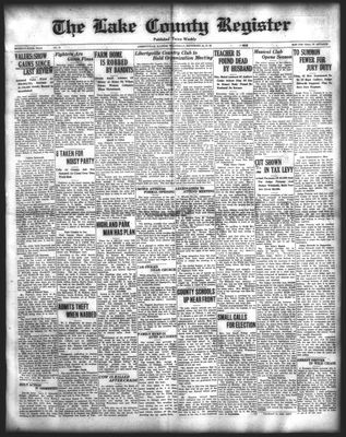 Lake County Register (1922), 22 Sep 1926