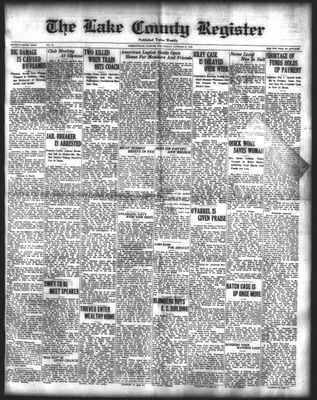 Lake County Register (1922), 27 Oct 1926