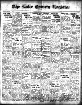 Lake County Register (1922), 8 Dec 1926