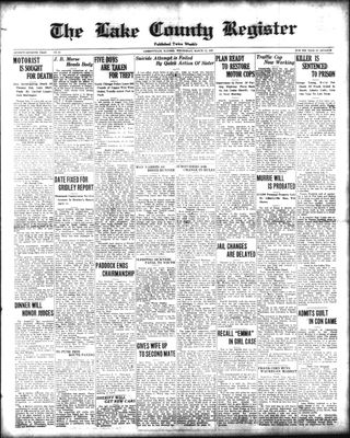 Lake County Register (1922), 16 Mar 1927