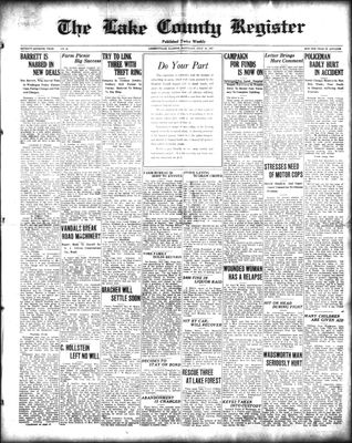 Lake County Register (1922), 16 Jul 1927