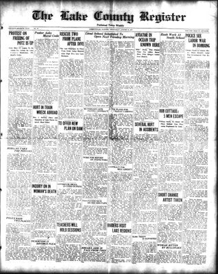 Lake County Register (1922), 31 Aug 1927