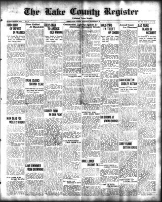 Lake County Register (1922), 14 Sep 1927