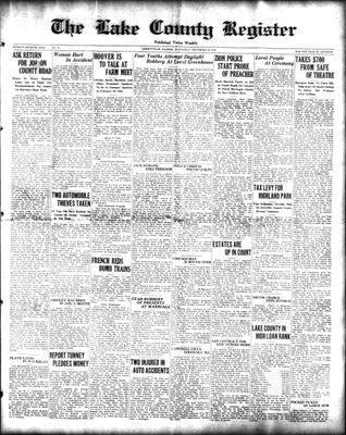 Lake County Register (1922), 28 Sep 1927