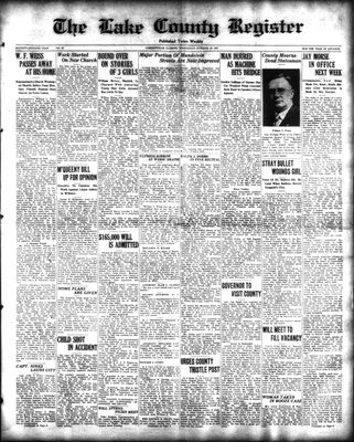 Lake County Register (1922), 19 Oct 1927