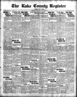 Lake County Register (1922), 30 Nov 1927