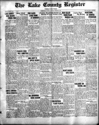 Lake County Register (1922), 4 Feb 1928