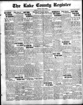 Lake County Register (1922), 24 Mar 1928