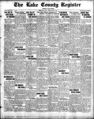 Lake County Register (1922), 16 May 1928