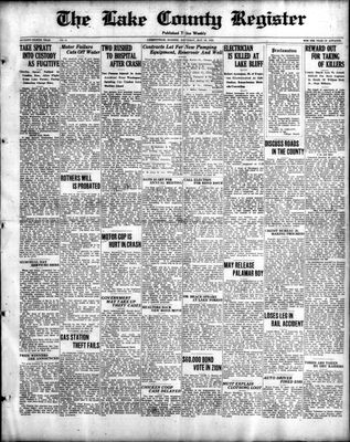 Lake County Register (1922), 26 May 1928