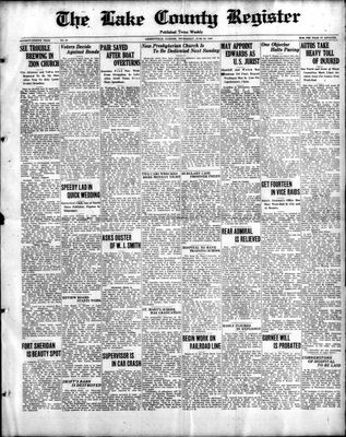 Lake County Register (1922), 20 Jun 1928