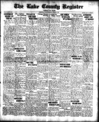 Lake County Register (1922), 31 Oct 1928