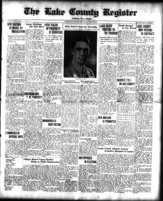 Lake County Register (1922), 10 Nov 1928