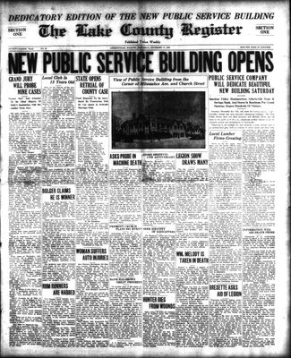 Lake County Register (1922), 17 Nov 1928