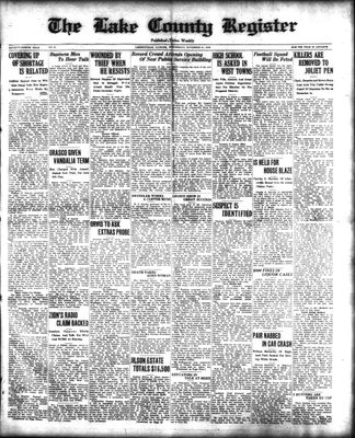 Lake County Register (1922), 21 Nov 1928