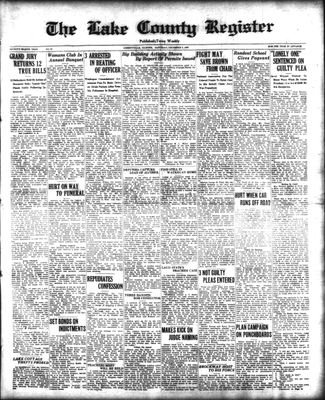 Lake County Register (1922), 8 Dec 1928