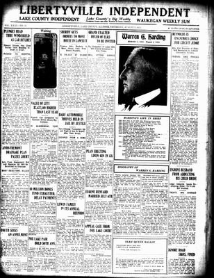 Libertyville Independent, 9 Aug 1923