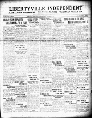 Libertyville Independent, 5 Nov 1925