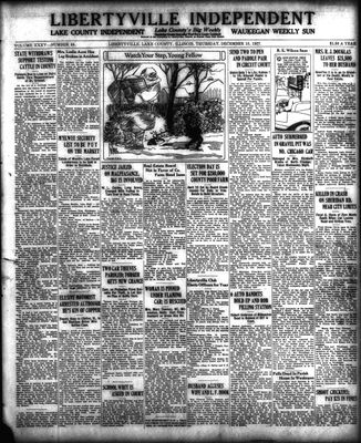 Libertyville Independent, 15 Dec 1927