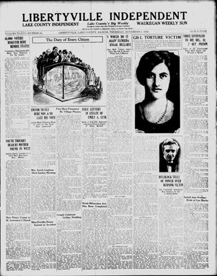 Libertyville Independent, 1 Nov 1928