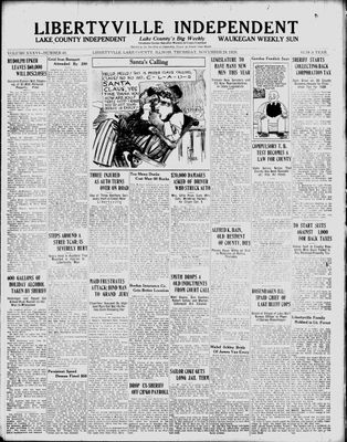 Libertyville Independent, 29 Nov 1928