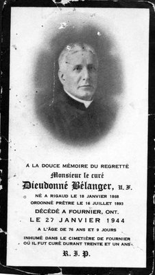 Curé Dieudonné Bélanger