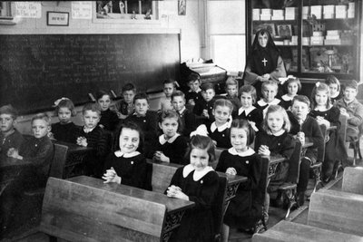 Une classe de l'ancienne école primaire de Clarence Creek