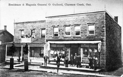 Résidence et magasin général de O. Guibord