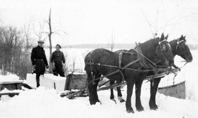 Débitage de glace