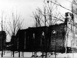 Église de Rockland après l'incendie du 23 décembre 1916