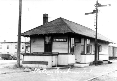 La gare d'Embrun