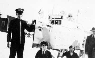 Maquette du Titanic, effectuée à l'occasion du Carnaval de Rockland.