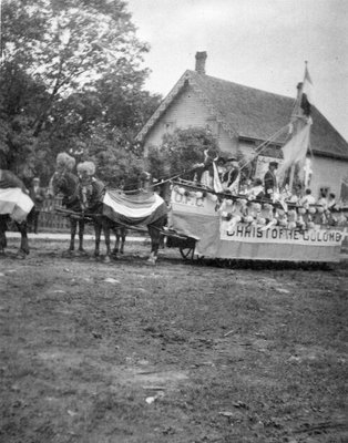 Parade à l'occasion de la fête de Christophe Colomb.