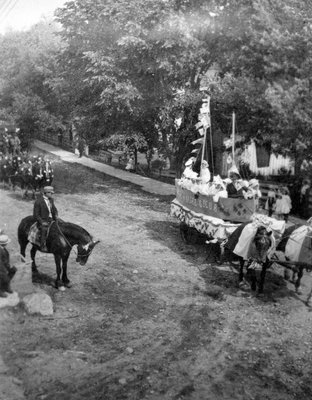 Parade à l'occasion de la fête de Christophe Colomb.