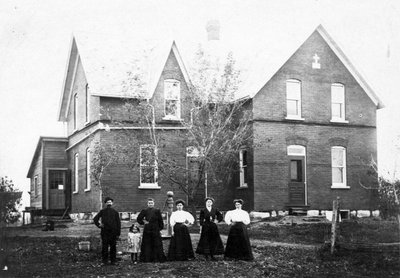 La maison d'Alfred Desormeaux au rang Ste-Marie.