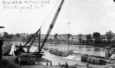 Travaux sur la rivière Nation