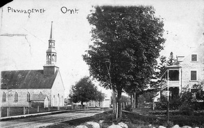 La première église de St-Paul de Plantagenet