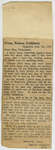 Newspaper clipping of a letter from Nelson Cuthbert to Eliza J. Padginton