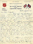 Letter from Pte. Fred Griffis to Eliza J. Padginton