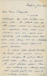 Letter from Pte. Fred Griffis to Eliza J. Padginton