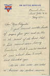 Letter from Pte. C.A. Burleigh to Eliza J. Padginton