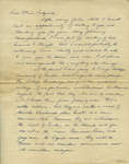 Letter from Bill Fowler to Eliza J. Padginton