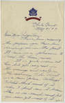 Letter from Gnr. Beavis to Eliza J. Padginton
