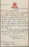 Letter from Pte. E. John Hodges to Eliza J. Padginton