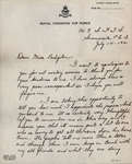 Letter from W.D. Irvine to Eliza J. Padginton