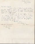 Letter from Cpl. Jim Moore to Eliza J. Padginton